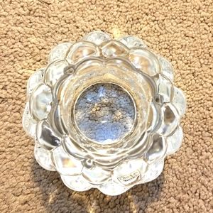 NEW Orrefors crystal glass votive